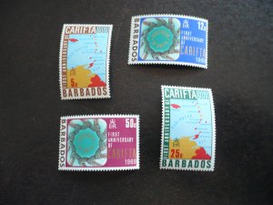 Stamps - Barbados - Scott# 316-319 - Mint Never Hinged Set of 4 Stamps