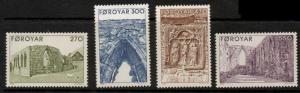 FAROE ISLANDS SG170/3 1988 CATHEDRAL RUINS MNH