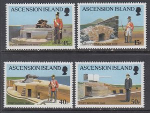 Ascension 760-763 MNH VF