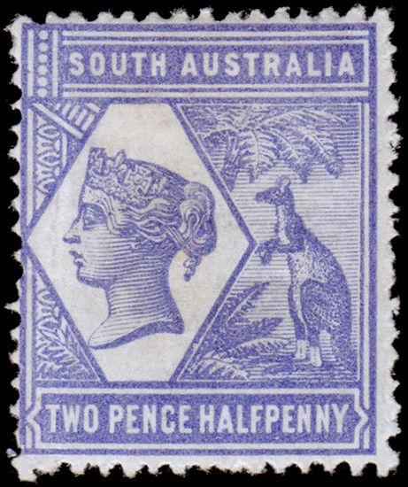 South Australia Scott 102 (1894) Mint H F-VF, CV $45.00 M