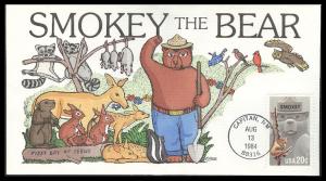 #2096 Smokey the Bear Collins FDC