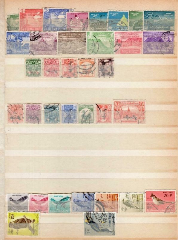 COLLECTION OF WORLDWIDE REVENUES INCLUDING BURMA URUGUAY HUNGARY ETC