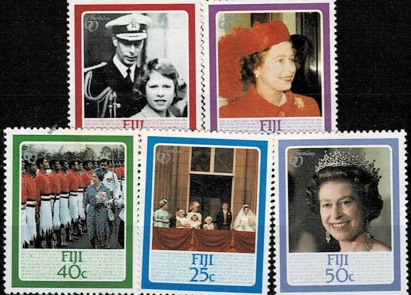 FIJI 1986 QUEENS 60TH BIRTHDAY MNH