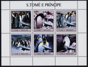 St Thomas & Principe 1483 MNH Penguins, Concorde Aircraft