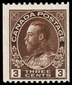 Canada - Scott 134 - Mint-Hinged - Poor Centering