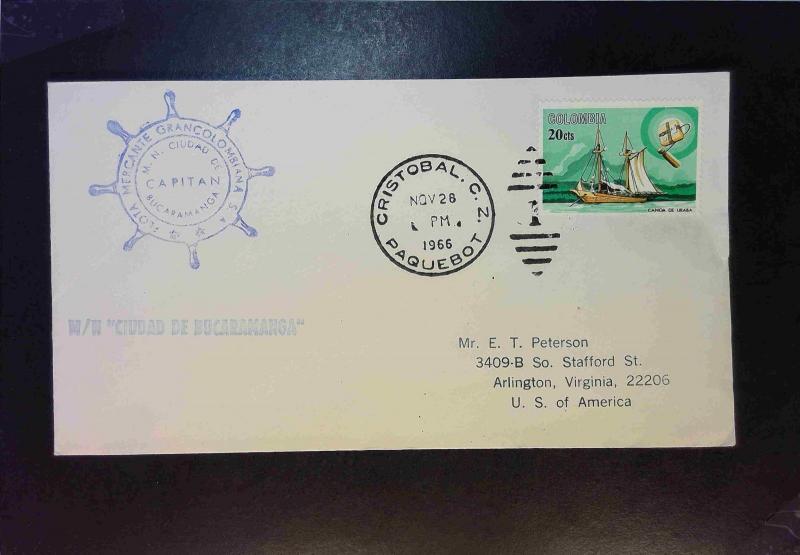 Bahamas 1965 Paquebot Cover / Dominica Cancel - Z1891