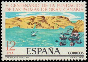 Spain #2105-2107, Complete Set(3), 1978, Maps, Never Hinged