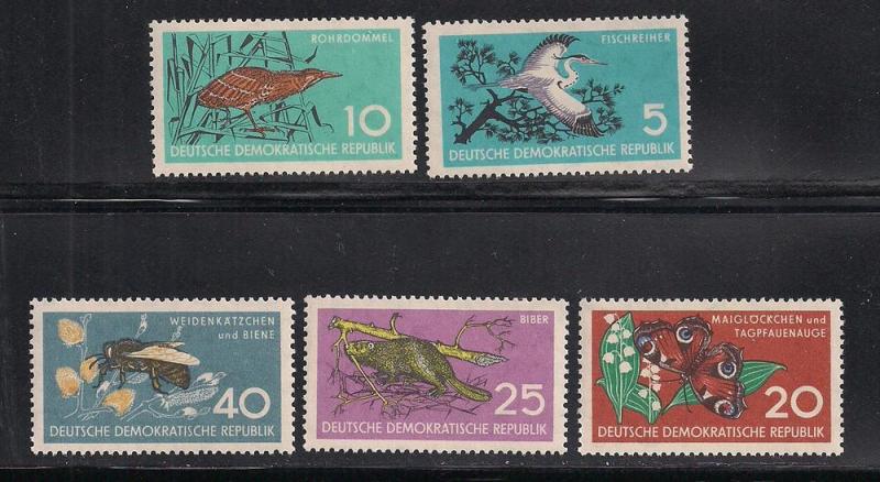 GERMANY - DDR SC# 434-8 F-VF MNH 1959