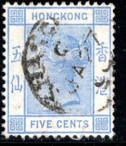 Hong Kong Scott # 40, used