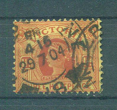 Australia State Victoria sc# 195 used cat value $1.25