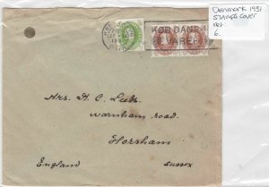 denmark 1931 stamps cover  Ref 8506