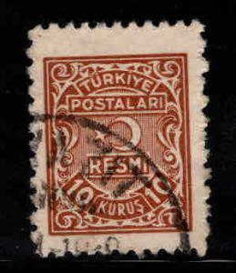 TURKEY Scott o6 Used official stamp