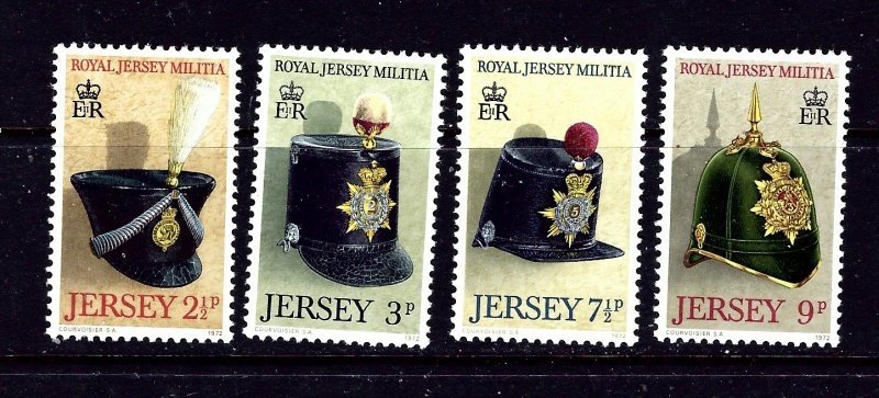 Jersey 69-72 MNH 1972 Royal Jersey Militia