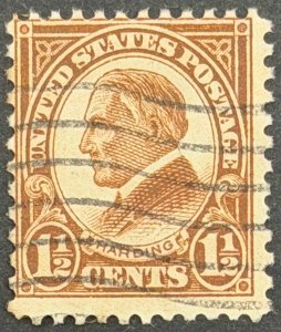 USA, 1927, SC#633, Warren G. Harding, Used, VG