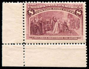 momen: US Stamps #236 Mint OG NH VF