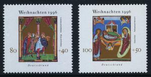 Germany B807-8 MNH Christmas, Art