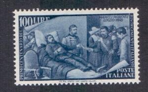 Italy  #506  MH   1948  Centenary of revolution of 1848  100 l