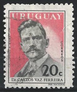 Uruguay #645 20c Carlos Vaz Ferreira