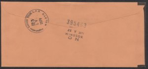 1979 Registered Cover Windsor ONT Sub 22 to Toronto