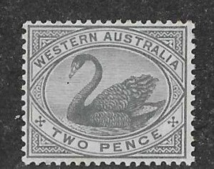 Western Australia Sc #63 2p grey OG VF