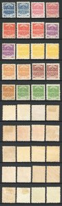 Samoa selection of reprints etc (20 stamps)