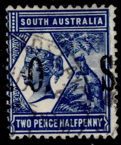 AUSTRALIA - South Australia EDVII SG O83, 2½d indigo, FINE USED. Cat £19.