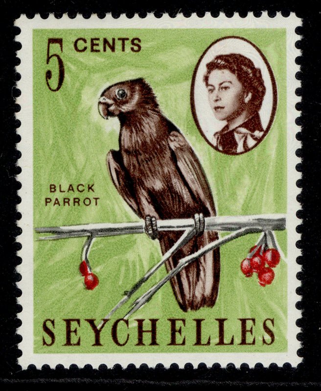 SEYCHELLES QEII SG196, 5c multicoloured, NH MINT.