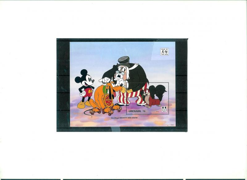Grenada - Animation - DISNEY - Souvenir Sheet MNH