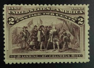 MOMEN: US STAMPS #231 MINT OG NH LOT #53002