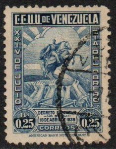 Venezuela Sc #344 Used