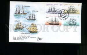 162775 MICRONESIA 1985 Ships Sailboats FDC Cover