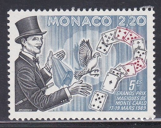 Monaco # 1675, Magic Grand Prix, Mint NH, 1/2 Cat.