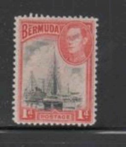 BERMUDA #118 1938 1p KING GEORGE VI & HAMILTON HARBOR MINT VF NH O.G aa