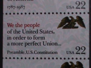 ​UNITED STATES 1987 SC#2359a BICENTENARY DRAFTING OF CONSTITUTION-MNH VF