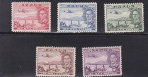 Papua New Guinea # C10-14, Airplane over Harbor, Mint NH, 1/2 Cat.