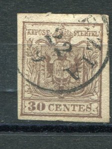 Lombadi Venetia #5a  ribbed paper used VF -  Lakeshore Philatelics