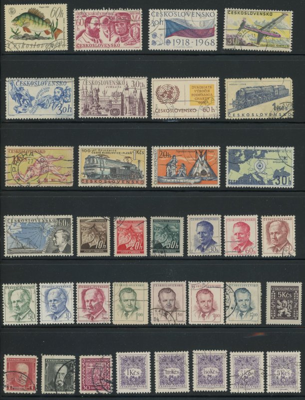 Czechoslovakia - Czech Republic - Collection of 178 Different - Mixed Condition