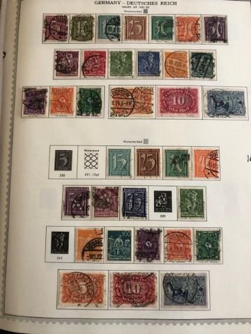 Germany Album w/over 1000 Stamps....See Scans and Description