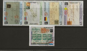 Thematic Stamps Others - PARAGUAY 1990 PENNY BLACK (COVERS) 5v  used