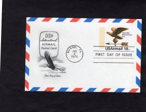 UXC15 Weather Vane, FDC, Artmaster