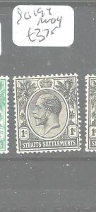 MALAYA STRAITS SETTLEMENTS (PP2704B) KGV 1C  SG 194    MOG