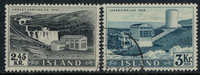 Iceland #294-5  CV $13.25