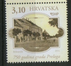 CROATIA-MNH-BLOCK-750 YEARS OF THE CITY PRELOG-2014.