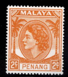 MALAYA Penang Scott 30 MH* from 1954-55 QE2 set