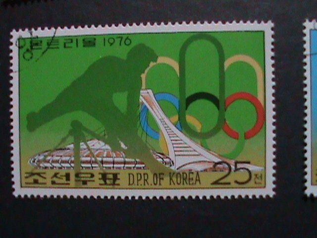 ​KOREA-1976- 21ST OLYMPIC GAMES-MONTREAL CTO LARGE JUMBO STAMPS VERY FINE