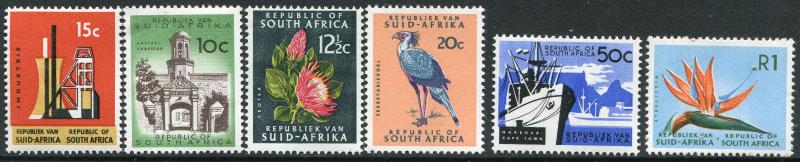 SOUTH AFRICA # 337 - 342 Fine Never Hinged Issues HV - FLORA FAUNA BLDGS - S6029