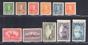 1935 Canada - Stanley Gibbons n. 341/51 - MNH**