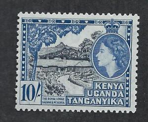 KENYA, UGANDA, & TANZANIA SC# 116  FVF/LH 1954