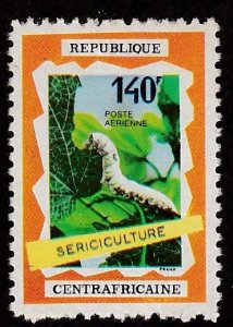 Central Africa # C83, Sericulture, Mint NH, 1/2 Cat.