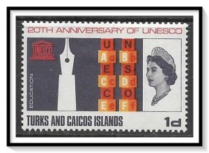 Turks & Caicos #155 Unesco Issue MHR